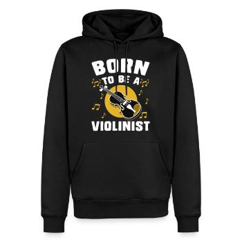 Born to be a Violinist - Music Violin Violin - Men’s Premium Organic Hoodie - black - Front - Nico (187cm)