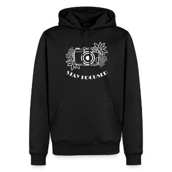 Photography Camera Photographer - Men’s Premium Organic Hoodie - black - Front - Nico (187cm)