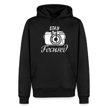 Photography Photo Camera Photographer - Men’s Premium Organic Hoodie - black - Front - Nico (187cm)