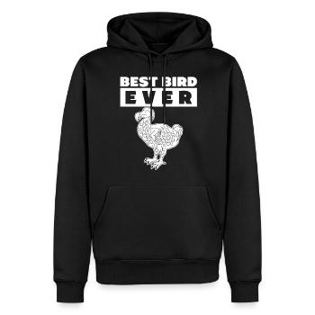 Dodo Best Bird Ever Dodos - Männer Premium Bio Hoodie - Schwarz - Vorne - Nico (187cm)
