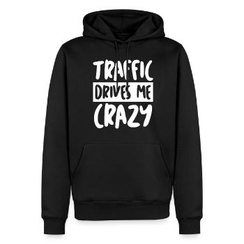 Cars Traffic Rush Hour Commuting Driver - Männer Premium Bio Hoodie - Schwarz - Vorne - Nico (187cm)