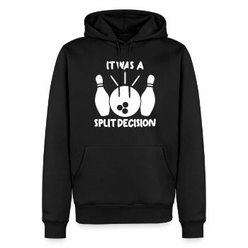 Bowling Split Bowling Ball Bowler - Männer Premium Bio Hoodie - Schwarz - Vorne - Nico (187cm)