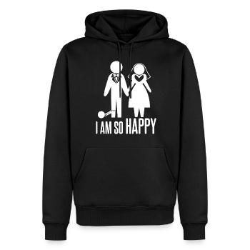 Best Man Wedding Bride Groomsmen Groom - Männer Premium Bio Hoodie - Schwarz - Vorne - Nico (187cm)