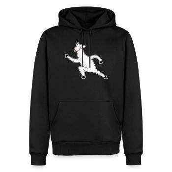 Qigong Qi Gong Karate Thai Chi Chigong - Männer Premium Bio Hoodie - Schwarz - Vorne - Nico (187cm)