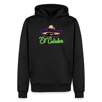 Tronçonneuse Lumberjack Tronçonneuse Tronçonneuse - Sweat à capuche Premium bio Homme - noir - Devant - Nico (187cm)