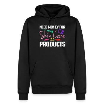 Face Mask Sunscreen Serum Skin Care - Männer Premium Bio Hoodie - Schwarz - Vorne - Nico (187cm)