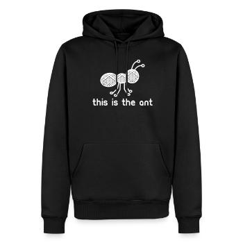 Lasius Niger Ant Farm Ants Formicarium - Men’s Premium Organic Hoodie - black - Front - Nico (187cm)