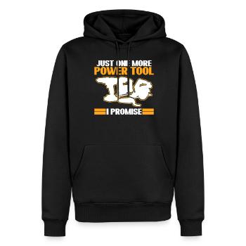 Best Power Tool Electric Tools - Männer Premium Bio Hoodie - Schwarz - Vorne - Nico (187cm)