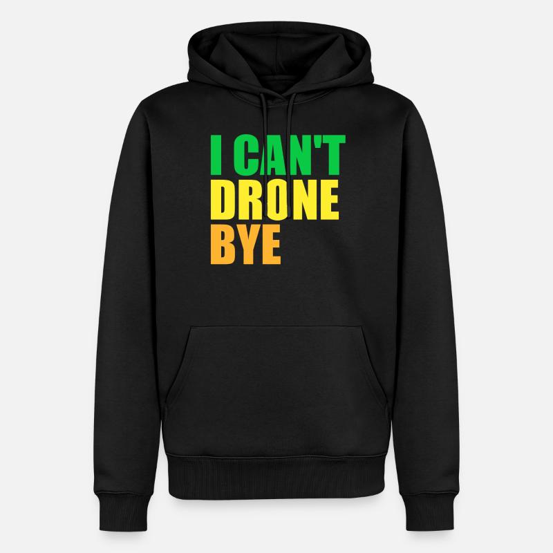 FPV Drone Pilote Drones Quadricoptère - Sweat à capuche Premium bio Homme - noir