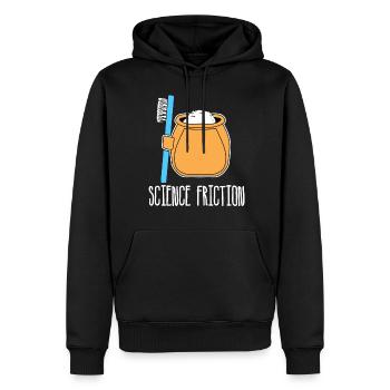 Escalade Bloc Craie Bloc - Sweat à capuche Premium bio Homme - noir - Devant - Nico (187cm)