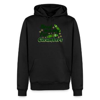 Cucumber Cucumbers Pickles - Männer Premium Bio Hoodie - Schwarz - Vorne - Nico (187cm)