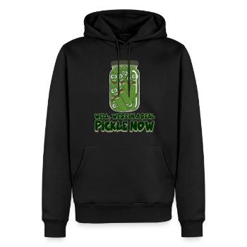 Pickle Jar Cucumber Cucumbers Pickles - Männer Premium Bio Hoodie - Schwarz - Vorne - Nico (187cm)