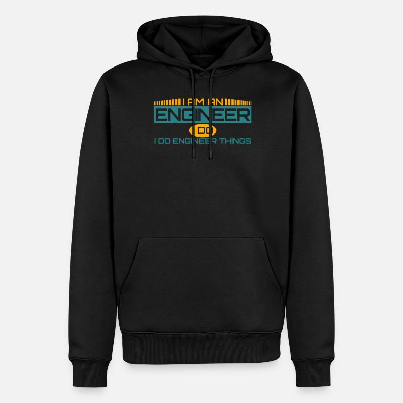 Engineer Mechanical Engineering - Männer Premium Bio Hoodie - Schwarz