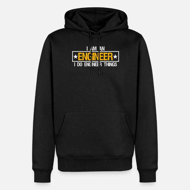 Mechanical Engineer Engineering - Männer Premium Bio Hoodie - Schwarz