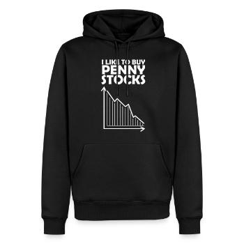 Trader Stock exchange Capitalism Stocks - Männer Premium Bio Hoodie - Schwarz - Vorne - Nico (187cm)
