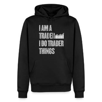 Stocks Stock exchange Capitalism Trader - Männer Premium Bio Hoodie - Schwarz - Vorne - Nico (187cm)