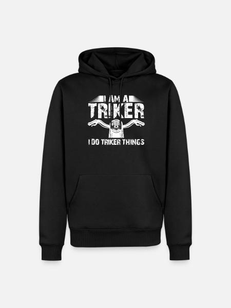 Trike Driver Trikes Motor Trike Triker - Männer Premium Bio Hoodie - Schwarz