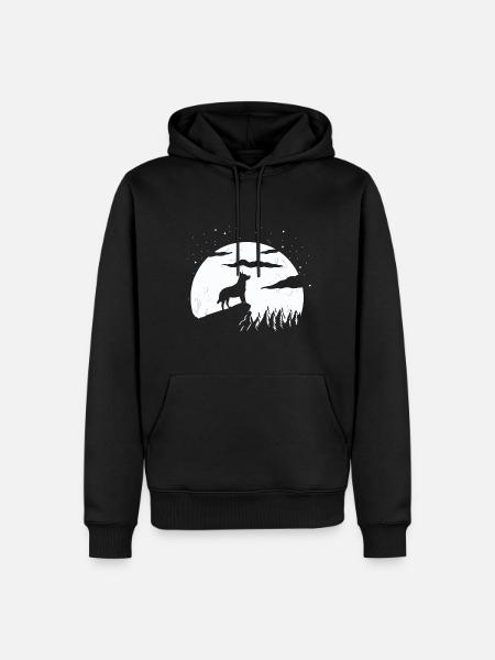 Australian Cattle Dog - Men’s Premium Organic Hoodie - black