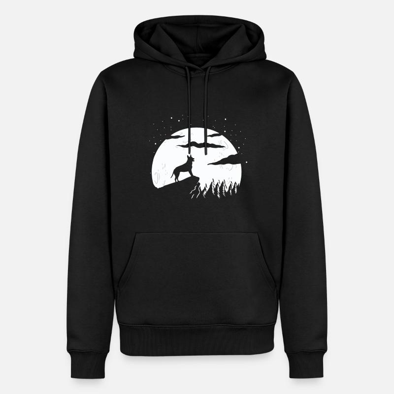 Australian Kelpie - Männer Premium Bio Hoodie - Schwarz