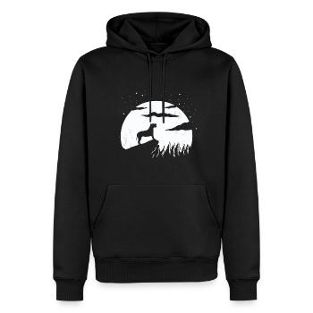 Alano Espanol - Männer Premium Bio Hoodie - Schwarz - Vorne - Nico (187cm)
