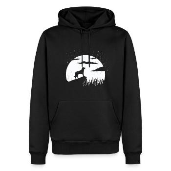 Beauceron Hund - Männer Premium Bio Hoodie - Schwarz - Vorne - Nico (187cm)