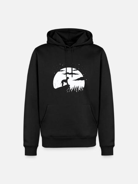 Bedlington Terrier - Sweat à capuche Premium bio Homme - noir