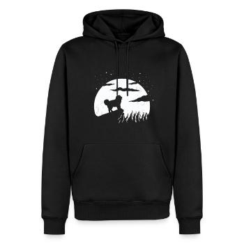 Kaukasischer Owtscharka Caucasian Shepherd Dog - Männer Premium Bio Hoodie - Schwarz - Vorne - Nico (187cm)