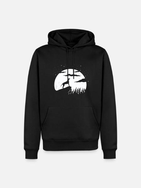 Cirneco dell Etna - Männer Premium Bio Hoodie - Schwarz
