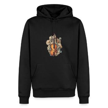 Musik Instrumente - Männer Premium Bio Hoodie - Schwarz - Vorne - Nico (187cm)