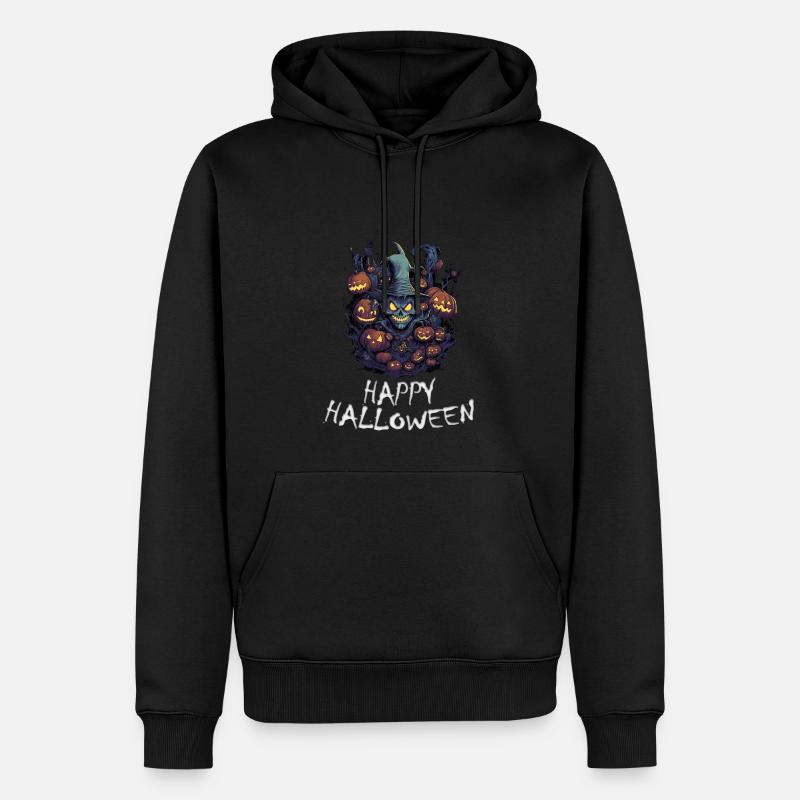 Halloween - Joyeux Halloween - Sweat à capuche Premium bio Homme - noir