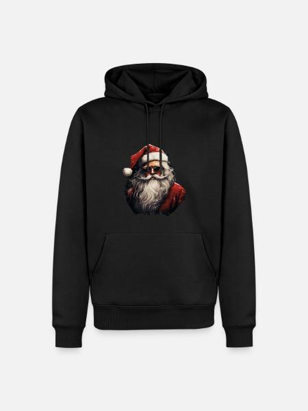 Santa Claus - Men’s Premium Organic Hoodie - black