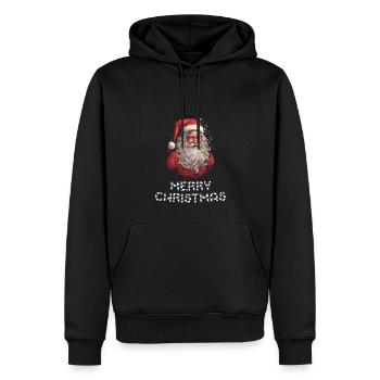 Weihnachtsmann - Marry Christmas - Männer Premium Bio Hoodie - Schwarz - Vorne - Nico (187cm)