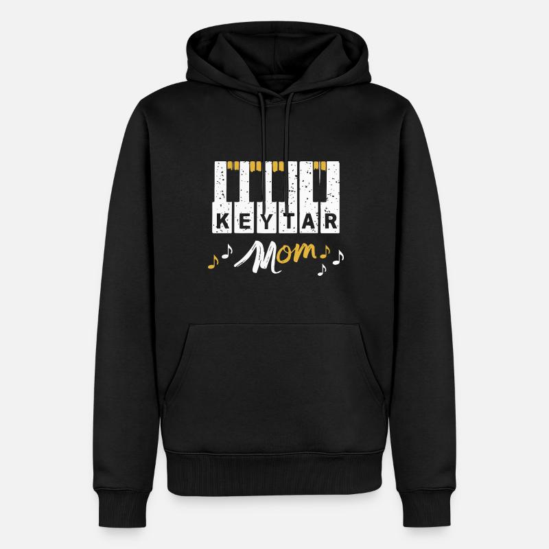 Keytar Keyboard Geschenk - Männer Premium Bio Hoodie - Schwarz