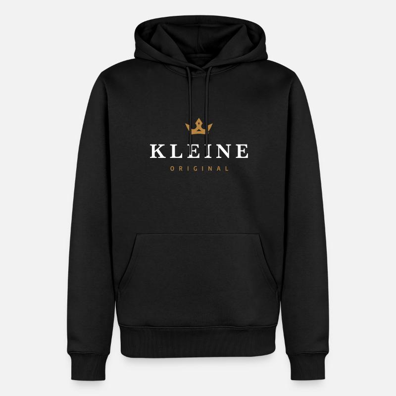 Petit logo familial original - Sweat à capuche Premium bio Homme - noir