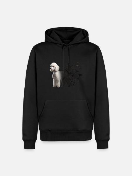 Poodle - Men’s Premium Organic Hoodie - black
