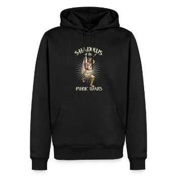 Carhago - Hoplite carthaginois - Sweat à capuche Premium bio Homme - noir - Devant - Nico (187cm)