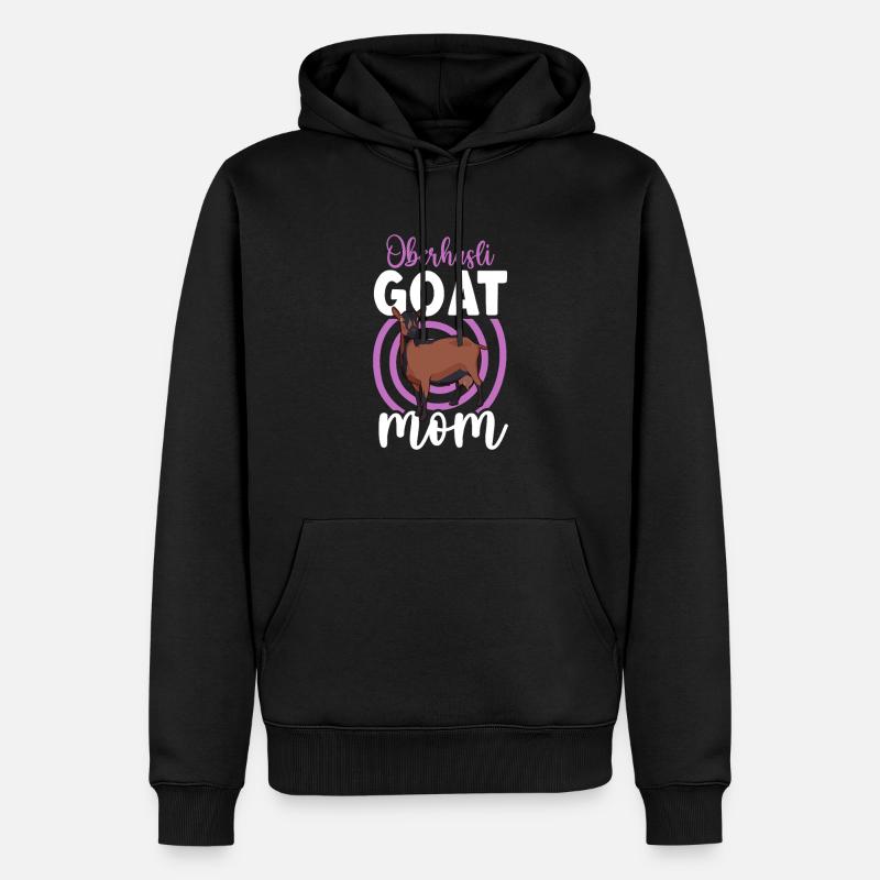 Maman d’un Oberhasli - Sweat à capuche Premium bio Homme - noir