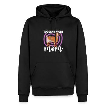 Mother of a Toggenburg goat - Men’s Premium Organic Hoodie - black - Front - Nico (187cm)