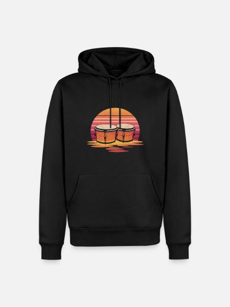 Bongo Music Gift - Men’s Premium Organic Hoodie - black