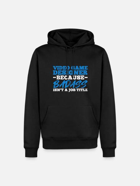 Video Game Designer - Männer Premium Bio Hoodie - Schwarz