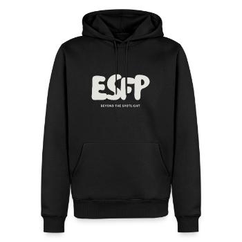 ESFP Myers Briggs MBTI Extrovertierte Persönlichkeit - Männer Premium Bio Hoodie - Schwarz - Vorne - Nico (187cm)