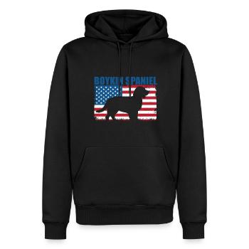 Boykin Spaniel - Männer Premium Bio Hoodie - Schwarz - Vorne - Nico (187cm)