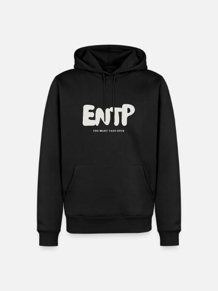 ENTP MBTI Myers Briggs personlighed - Herre Premium økologisk hoodie - sort