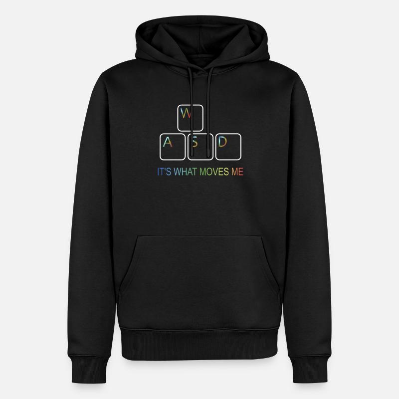 Jeu de jeu de jeu d’ordinateur - Sweat à capuche Premium bio Homme - noir