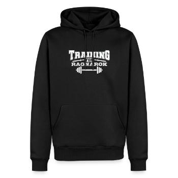 Entraînement For Ragnarok Vikings - Sweat à capuche Premium bio Homme - noir - Devant - Nico (187cm)