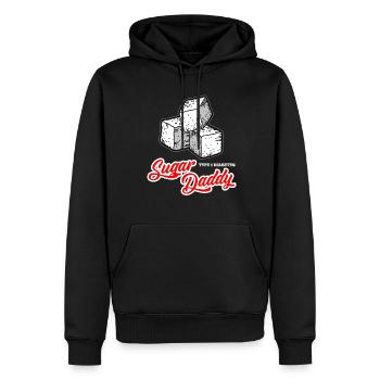 Sugar Daddy Typ 1 Diabetes Humor Männer - Männer Premium Bio Hoodie - Schwarz - Vorne - Nico (187cm)