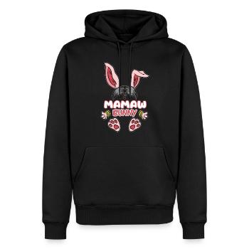 Mamaw Indische Großmutter Oma Indien Memaw - Männer Premium Bio Hoodie - Schwarz - Vorne - Nico (187cm)