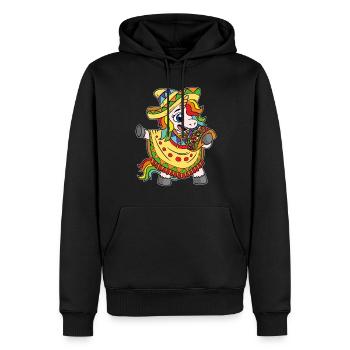 Einhorn Tacos Cinco De Mayo Kinder - Männer Premium Bio Hoodie - Schwarz - Vorne - Nico (187cm)