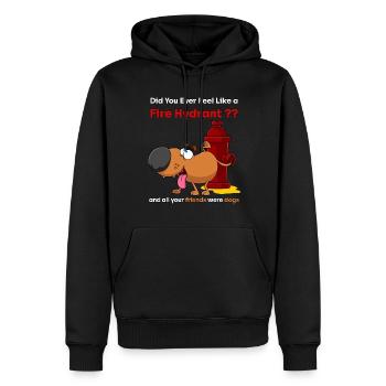 Vous êtes-vous déjà senti comme une bouche d’incendie - Sweat à capuche Premium bio Homme - noir - Devant - Nico (187cm)
