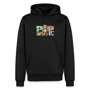 Musique Pop Musique Genre Chanteurs Stars - Sweat à capuche Premium bio Homme - noir - Devant - Nico (187cm)